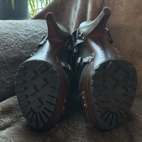 Dollhouse leather platform open toe ankle bootie size 11 - Picture 10 of 14